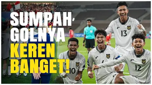  Detik-detik Fadly Alberto Cetak Gol untuk Timnas Indonesia U-17 Kontra Afganistan
