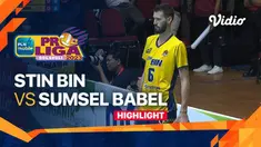 Berita Video, Highlights Pertandignan Jakarta STIN BIN Vs Palembang Bank Sumsel Babel pada Sabtu (4/2/2023)