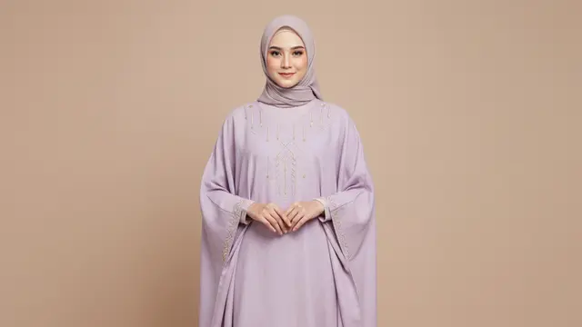 Outfit Sungkeman Nuansa Pastel yang Tetap Sopan dan Elegan. AI