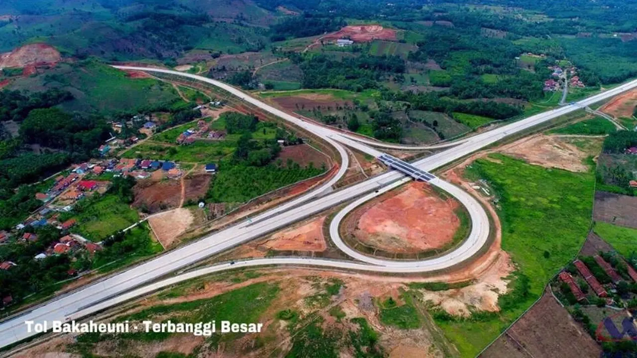 Simpang Susun di Tol Trans Sumatra