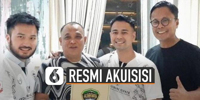 VIDEO: Raffi Ahmad dan Rudy Salim Resmi Akuisisi Cilegon United
