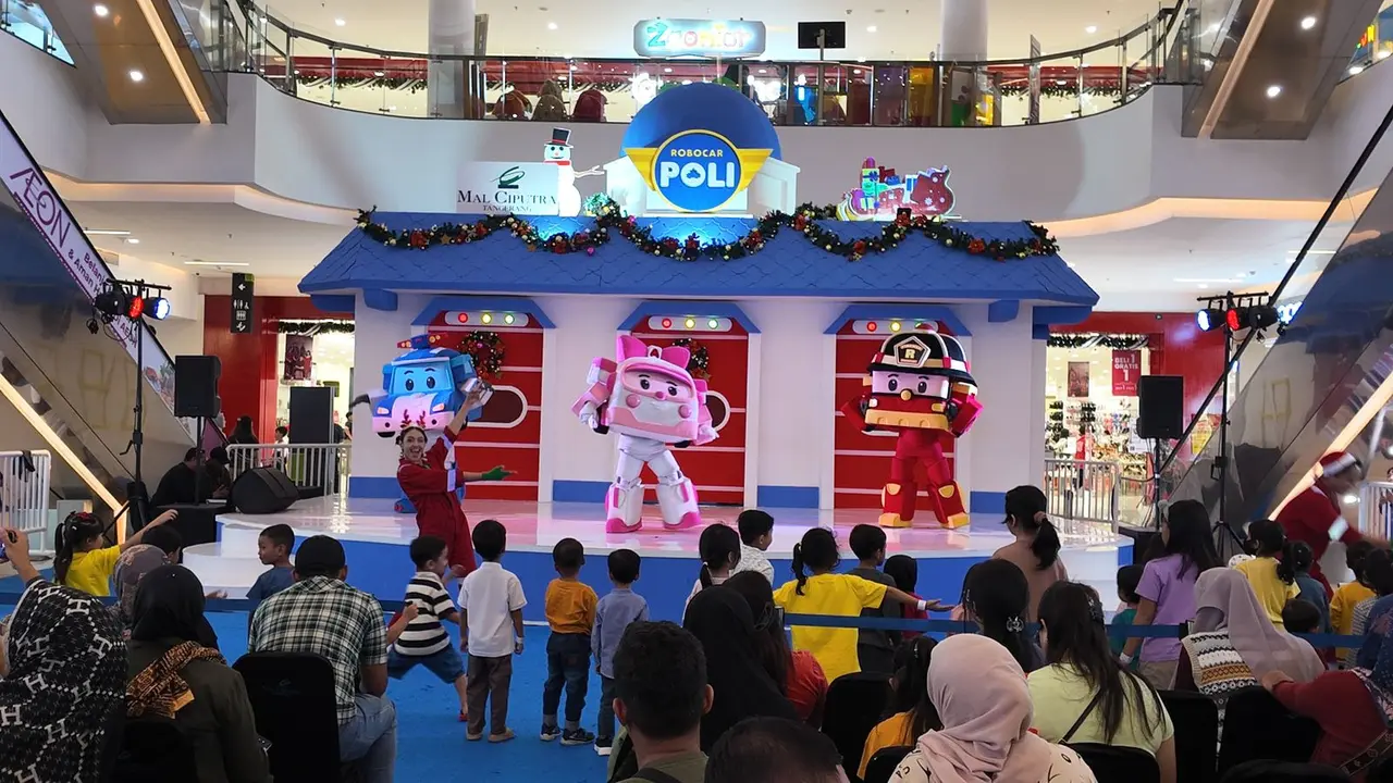 Bermain Salju Hingga Bertemu Robocar Poli, Cara Seru Liburan di Pusat Perbelanjaan