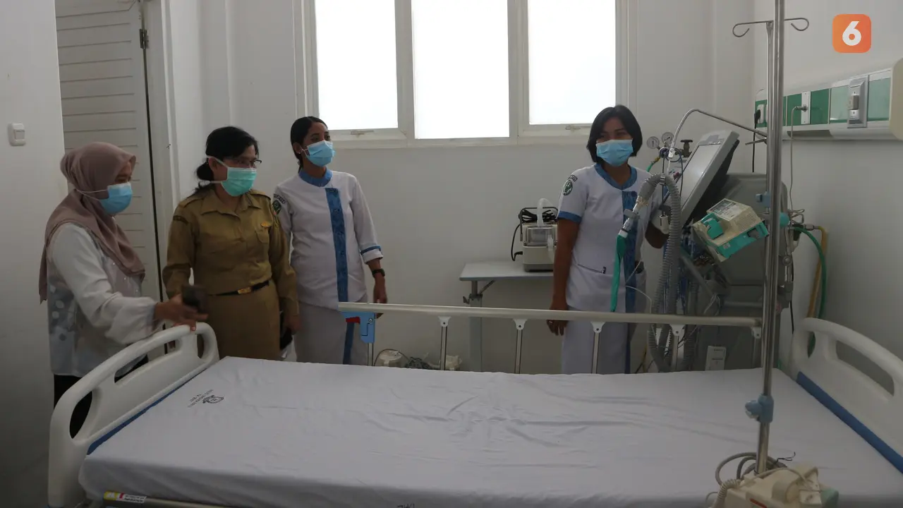 Ruang isolasi di RS Undata Palu
