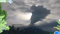 Gunung Ibu kembali mengalami erupsi pada Rabu malam (31/1/2024), pukul 23.32 WIT. (Liputan6.com/ Dok PVMBG)