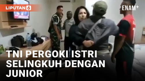 VIDEO: Waduh! Anggota TNI Pergoki Junior Selingkuh dengan Istrinya