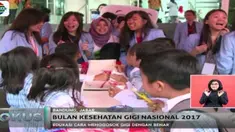 Dalam rangka bulan kesehatan gigi nasional, PDGI dan AFDOKGI menggelar edukasi gosok gigi, layanan pemeriksaan dan perawatan gigi gratis.