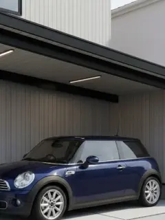 Carport Mini untuk Mobil Perkotaan/Gemini AI