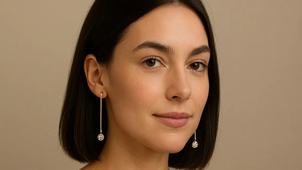 Model Anting Panjang Lurus untuk Wanita Usia 20-an