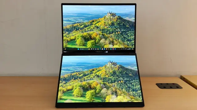 Layar Asus Zenbook Duo 14 OLED UX8406MA