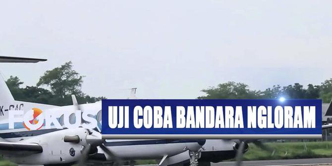 Uji Coba Bandara Ngloram di Blora Usai Renovasi