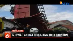 Dugaan sementara, rem truk tidak berfungsi dengan baik.
