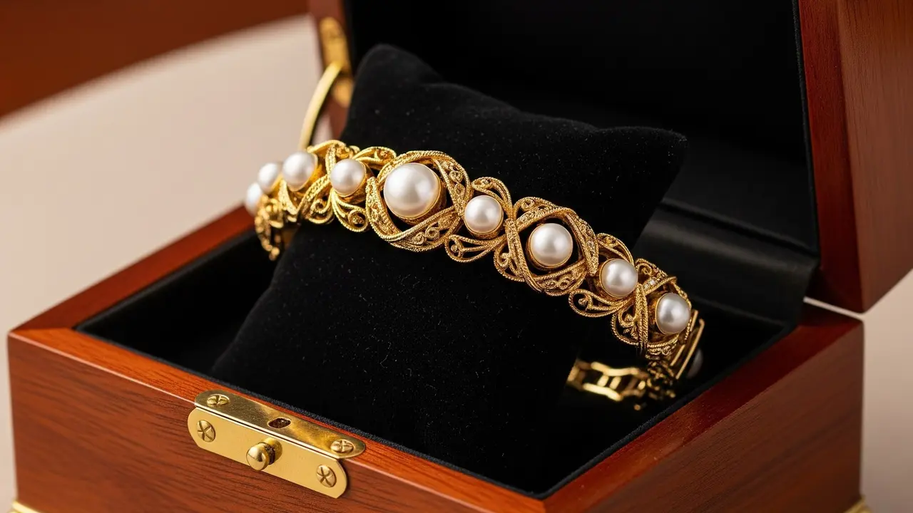 Model Gelang Emas 24 Karat 15 Gram sebagai Hadiah Pernikahan
