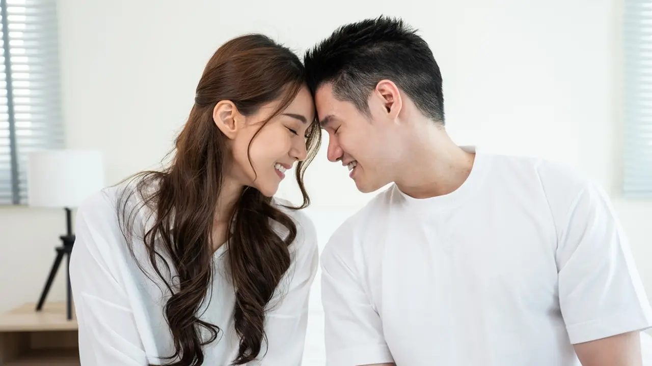 couple bahagia romantis
