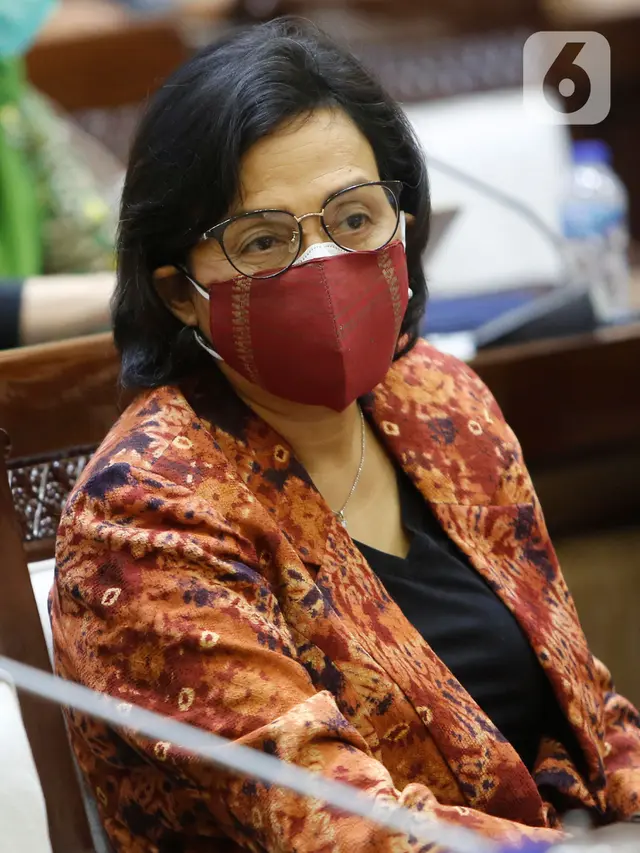 Sri Mulyani Rapat dengan Komisi XI DPR Bahas Pagu Indikatif Kemenkeu