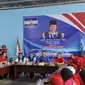 Umar Ahmad dan Edy Irawan Arief saat pengambilan berkas bakal calon Gubernur Lampung di Demokrat Provinsi Lampung.