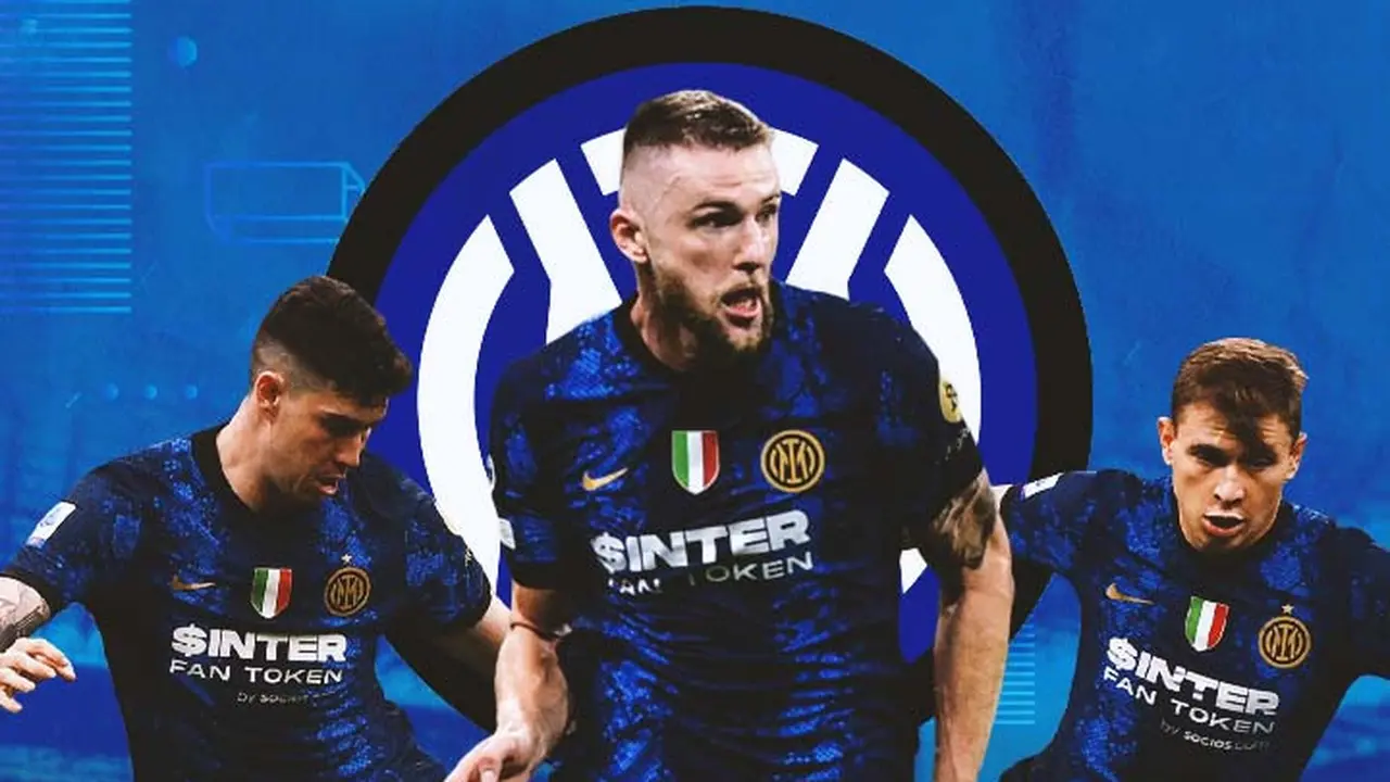 Inter Milan - Alessandro Bastoni, Milan Skriniar, Nicolo Barella
