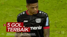 Berita video gol-gol terbaik yang tercipta pada pekan ke-23 Bundesliga 2020/2021, termasuk bintang Bayer Leverkusen, Leon Bailey.