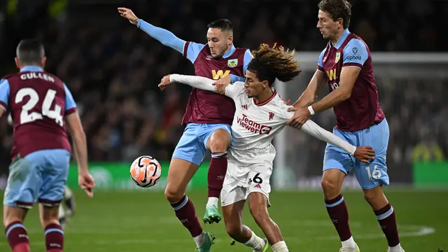 Hasil Liga Inggris Burnley vs Man United
