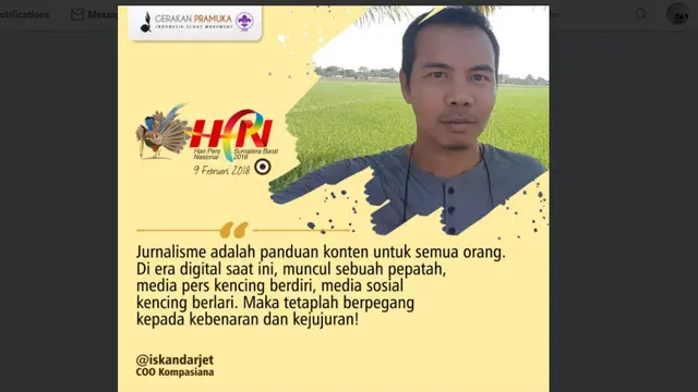 Hari Pers Nasional, Begini Doa dan Harapan Insan Pers Indonesia