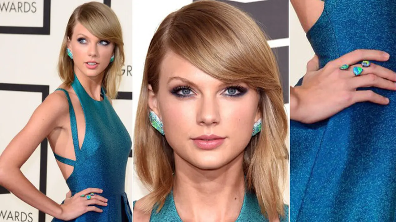 Taylor Swift Black Opal Jewelry - Grammy Awards 2015