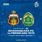 Bhayangkara FC vs Persikabo 1973&nbsp;pada pekan ke-23 BRI Liga 1 2022/2023, Selasa, 7 Februari 2023. (foto: Instagram @liga1match)