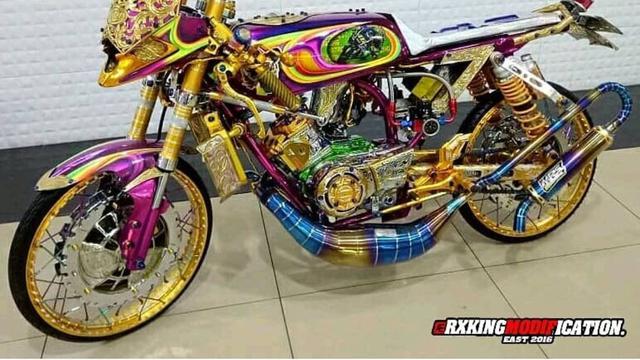 15 Potret Modifikasi RX King, dari Yang Simple sampai Hedon!