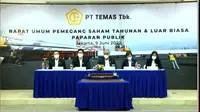 RUPST PT Temas Tbk (TMAS), Kamis (9/6/2022) (Foto: tangkapan layar/Pipit I.R)