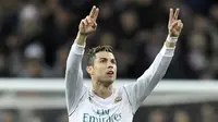 Striker Real Madrid asal Portugal, Cristiano Ronaldo. (AFP/Gabriel Bouys)