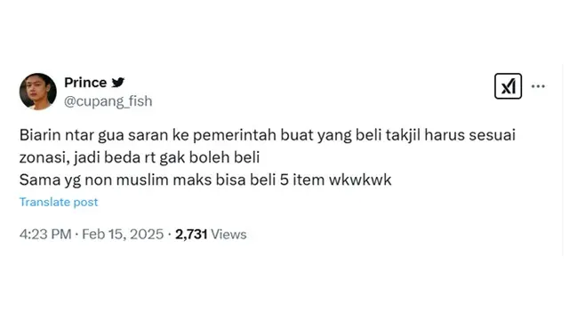 6 Cuitan Netizen Bersiap War Takjil Ramadan 2025 Ini Bikin Ngakak