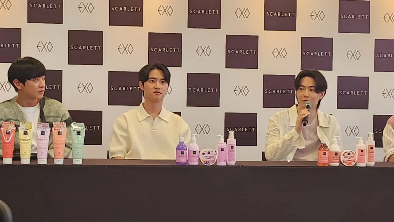 Scarlett EXO: Glow To You Meet and Greet. (Zulfa Ayu Sundari/ Liputan6.com)