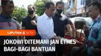 Di tengah bulan Suci Ramadan, Presiden Joko Widodo membagikan sejumlah bantuan kepada warga yang membutuhkan di Kota Surakarta, Jawa Tengah. Tapi Presiden Jokowi tidak sendiri, ia didampingi cucu pertamanya Jan Ethes.