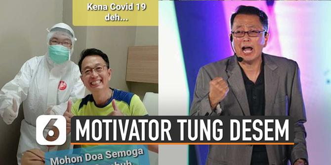 VIDEO: Positif Corona, Motivator Tung Desem Pakai Terapi Minyak Kelapa
