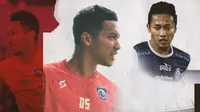 Pemain Arema FC: Dendi Santoso. (Bola.com/Dody Iryawan)
