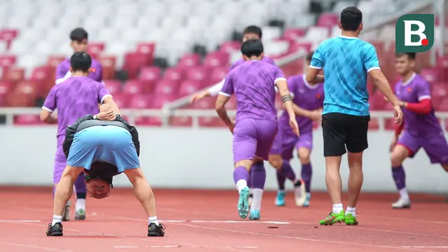 Foto: Ragam Polah dan Ekspresi Unik Park Hang-seo saat Latihan Resmi Jelang Semifinal Piala AFF 2022 Antara Timnas Indonesia Vs Vietnam