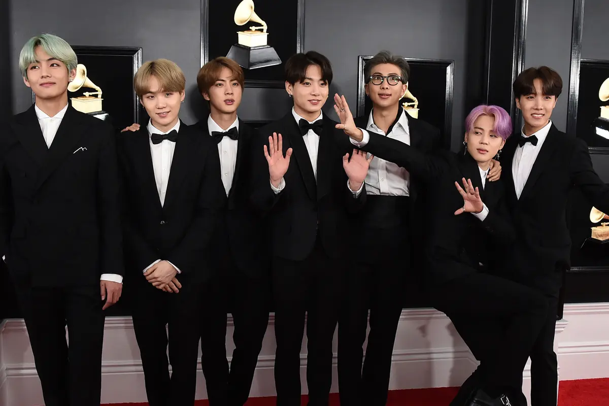BTS di Karpet Merah Grammy