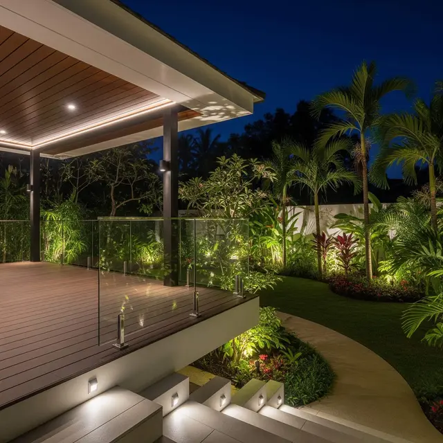 Model Teras Rumah Ala Tropical Anti Ular