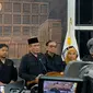 Ketua KPU Hasyim Asy'ari usai penetapan pemenang Pemilu 2024 di kantor KPU, Jakarta Pusat, Rabu malam (20/3/2024). (Merdeka.com/ Rahmat Baihaqi)