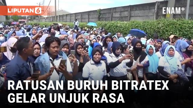 PERUSAHAAN PAILIT, RATUSAN BURUH TUNTUT DI PHK