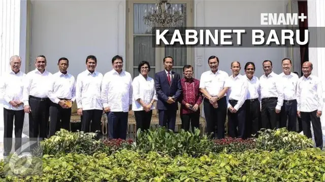 ENAMPLUS - Menteri Baru Jokowi Hasil Reshuffle Kabinet