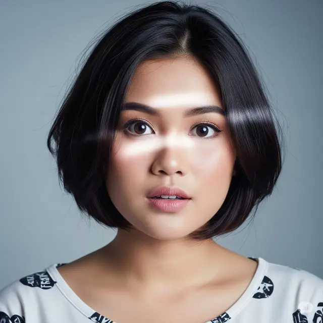 Potongan Rambut Bob Pendek Ala Korea. Foto: Gemini