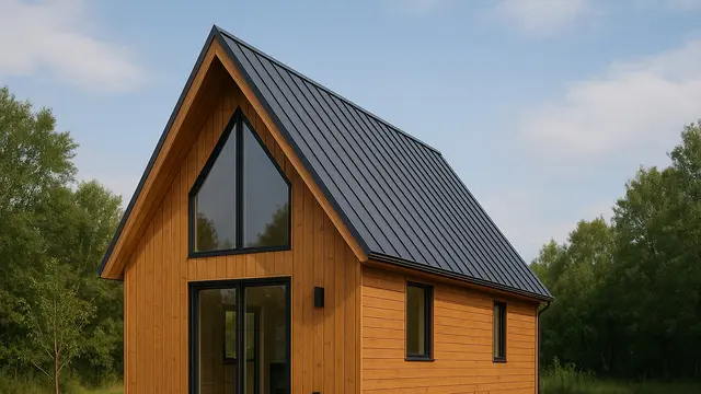 7 Desain Rumah Kayu Modern dengan Atap Unik, Perpaduan Natural dan Futuristik