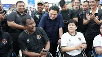 Menteri Pemuda dan Olahraga (Menpora) Erick Thohir saat berkunjung ke pelatnas National Paralympic Committe (NPC) of Indonesia. (Dok. Kemenpora)