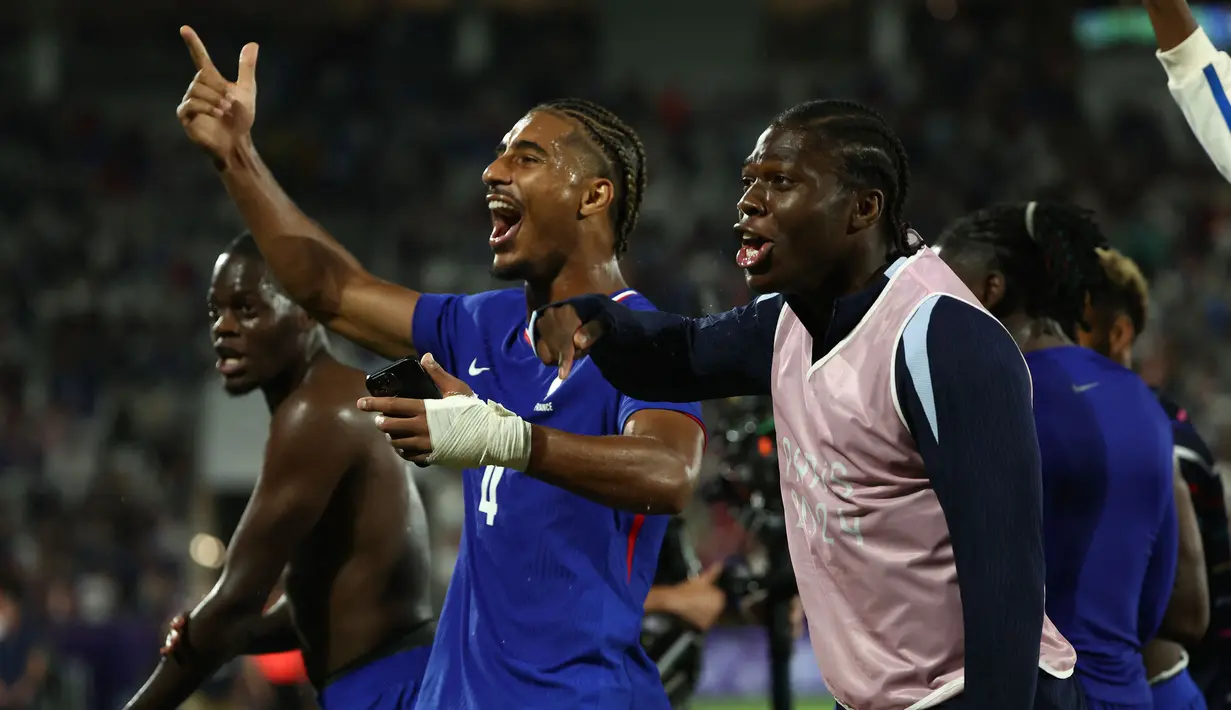 Prancis U-23 berhasil menumbangkan perlawanan Argentina dengan skor 1-0. (ROMAIN PERROCHEAU/AFP)