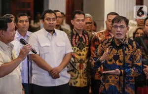 Budiman mendatangi kediaman Prabowo di Jalan Kertanegara, Kebayoran Baru, Jakarta Selatan, pada Selasa sekitar pukul 19.00 WIB.