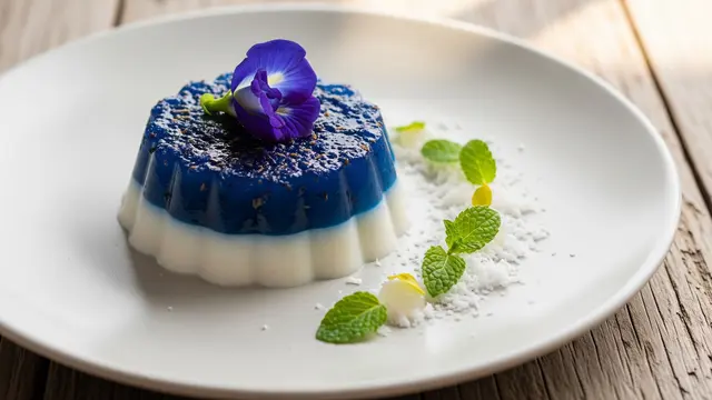 Puding Bunga Telang