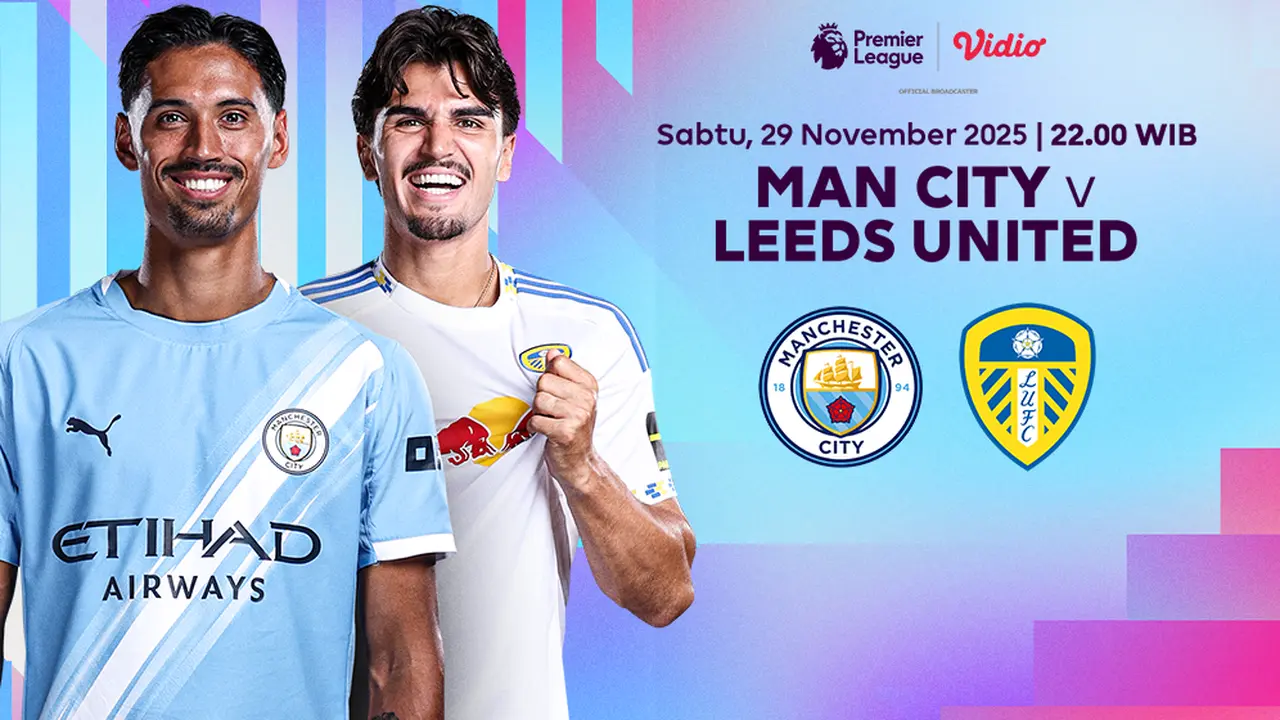 Saksikan Man City vs Leeds eksklusif di Vidio. (dok. vidio.com)