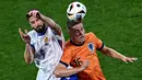Pertandingan Belanda melawan Prancis berakhir imbang 0-0. (GABRIEL BOUYS/AFP)