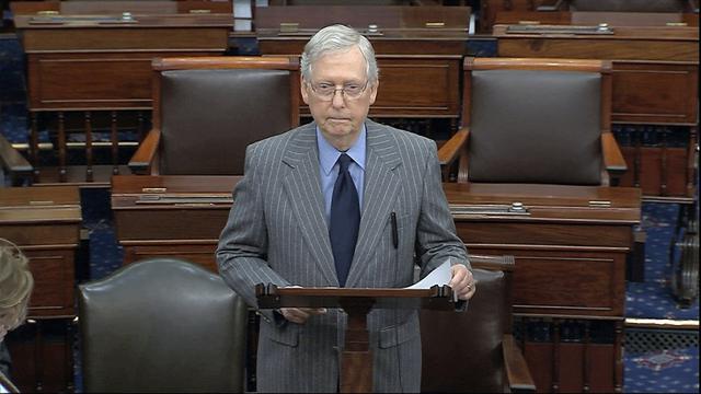 Pemimpin Senat, Mitch McConnell.