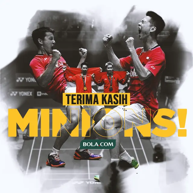 Bulutangkis - Ilustrasi Terima Kasih Minions