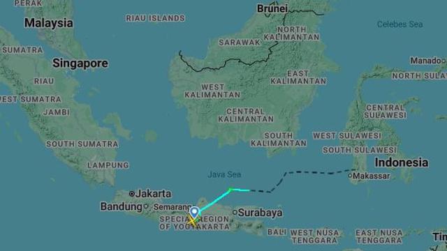 Pesawat ATR 400 milik Indonesia Air Transport dilaporkan hilang kontak saat melakukan penerbangan dari Yogyakarta menuju Makassar, Sabtu (17/1/2026).